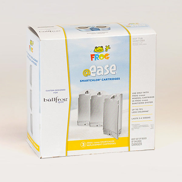 FROG® @ease® for Bullfrog Spas, SmartChlor® replacement cartridges, 3 pack